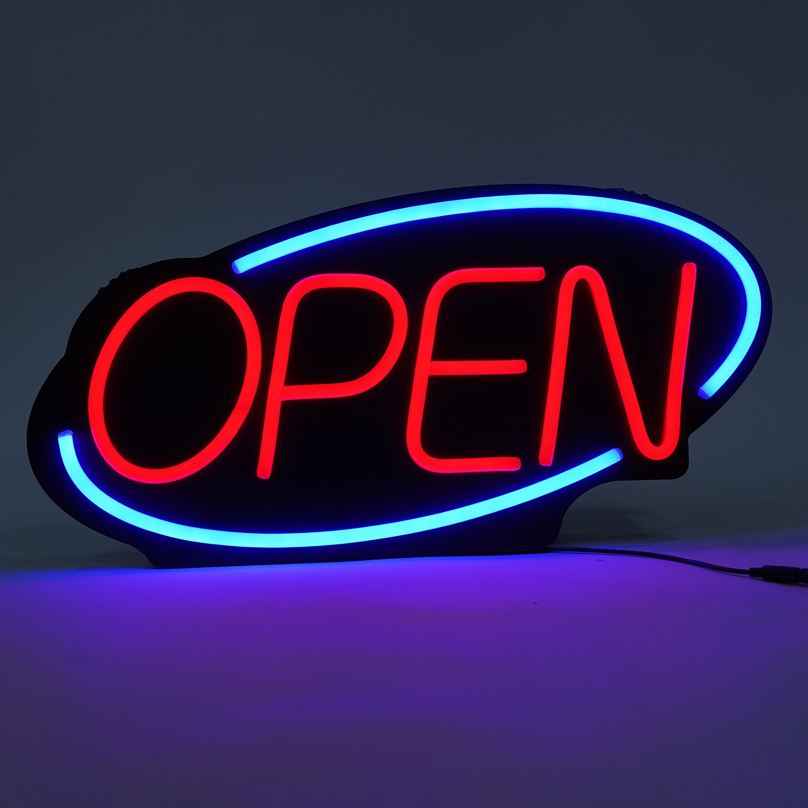 Large LED Open Sign Neon Light Bright Outside Wall Decor for Restaurant Bar Pub