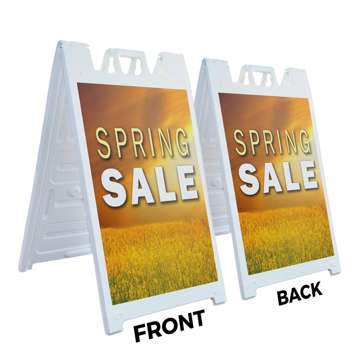 A-frame Sidewalk Spring Sale 24″ x 36″ Double Sided A-Frame Sidewalk Sign