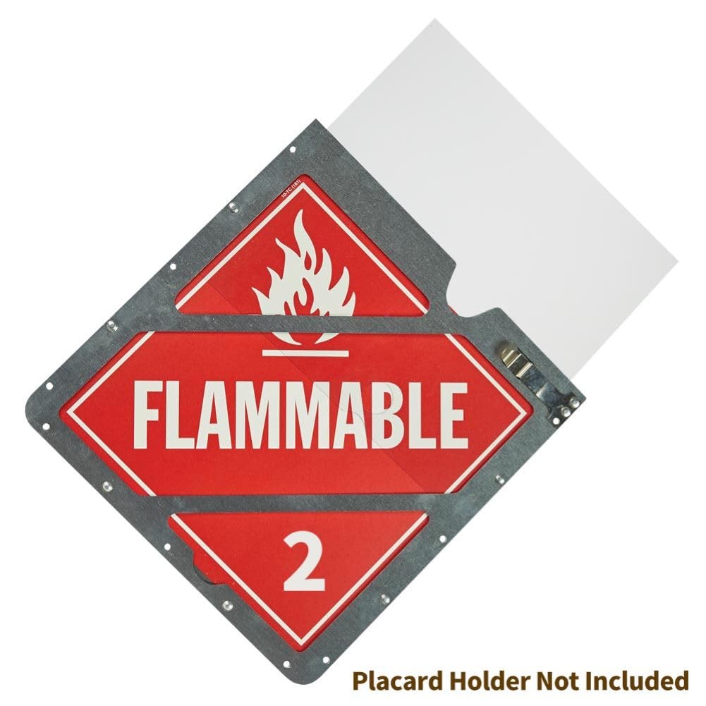 4 Pack Shield for Hazmat Placard Holder, 10.75â€ x 10.75â€ Clear Shields Ma…