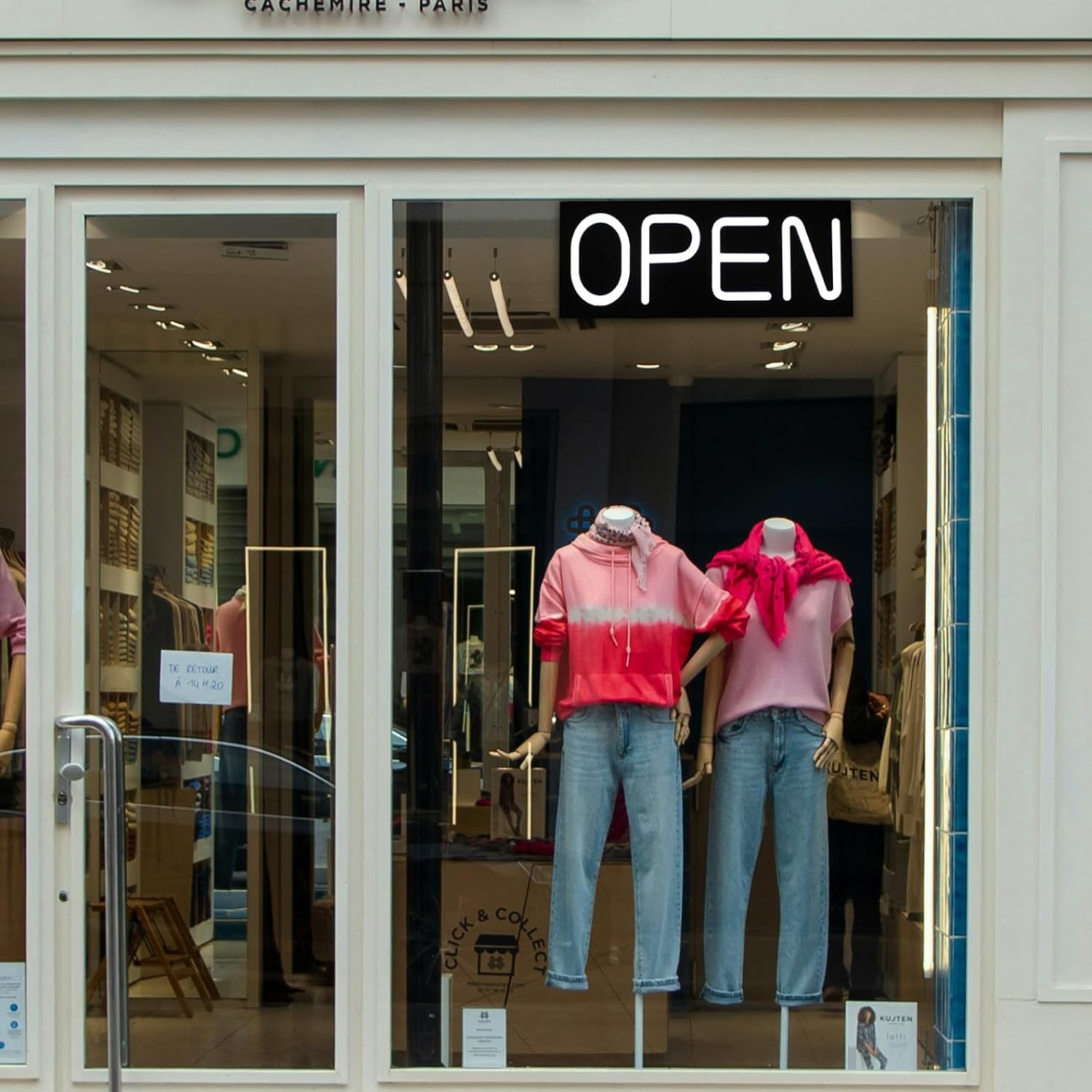 Large Outdoor Waterproof Open Sign LED LED Open Signs for Business Ultra Bright