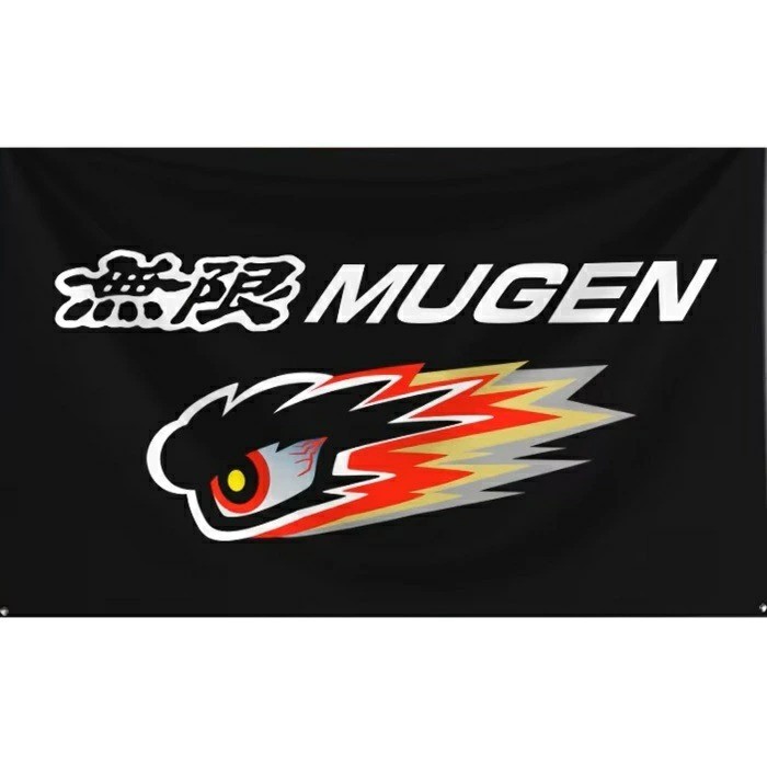 MUGEN Eyeball 150cm x 90cm Tapestry Flag Banner Garage Sign JDM #0597