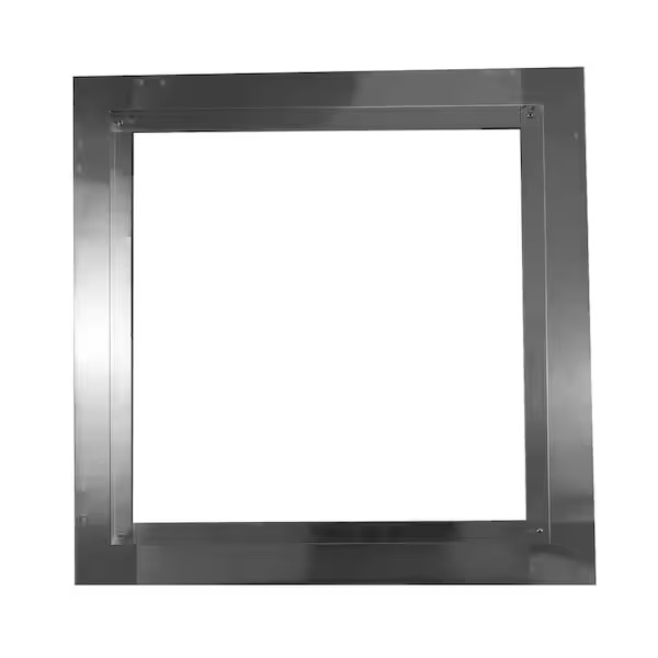 Box Is 19 In. Wide X 19 In. Long X 6 In. High Aluminum Roof Curb