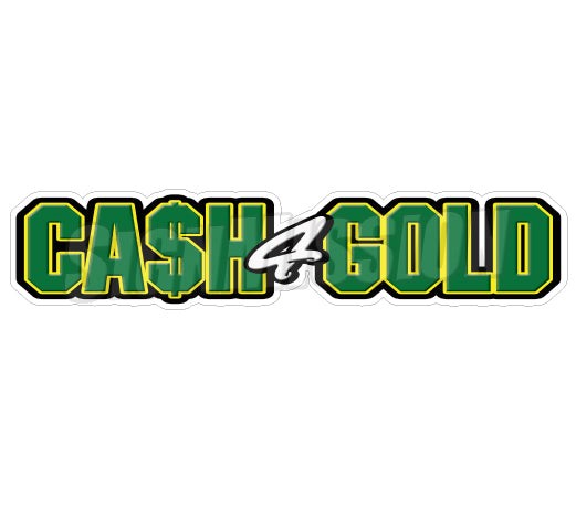 CASH FOR GOLD Window Decal jewelry store sign signs we buy stand sticker