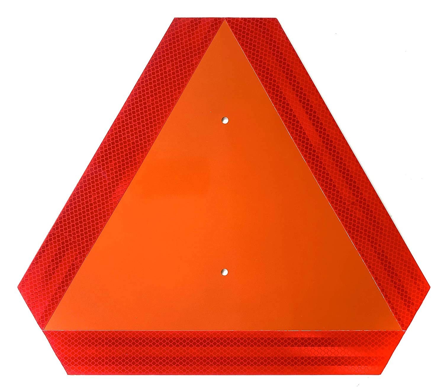 Slow Moving Vehicle Sign, Farm Triangle Safety Sign, Aluminum 14″x16″ Enginee…
