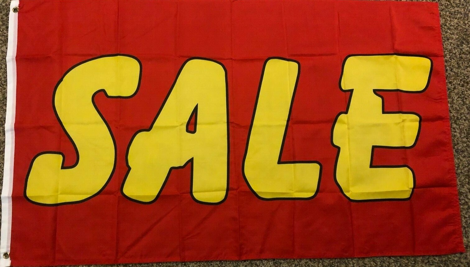 RED SALE SIGN new 3x5ft FLAG superior premium quality fade resist us seller