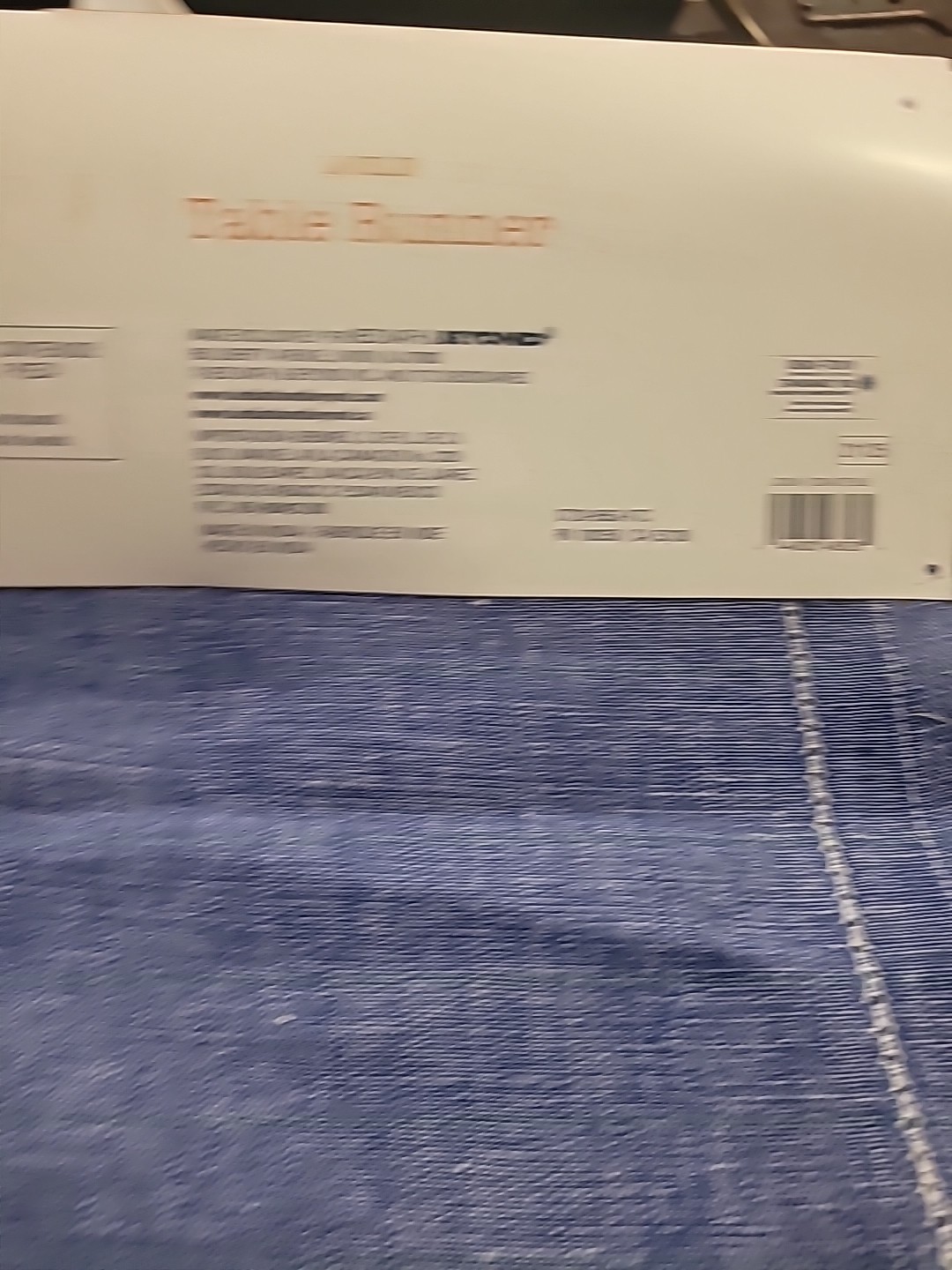 Our Table- Table Runner Locklin Blue 14 In X 90 In