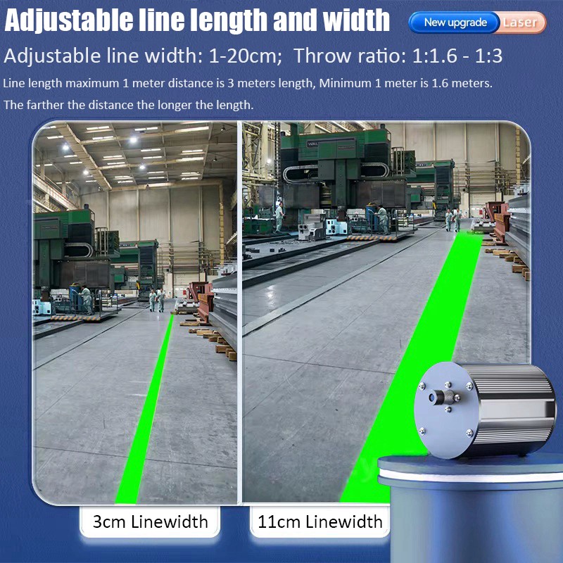 USA Stock -Industrial Laser Projection Light Laser Line Warning Signs Spotlights