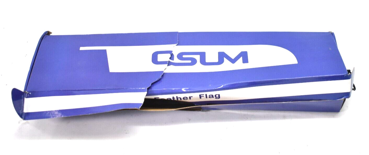 QSUM CakeShop Themed Swooper Flag 7′ Banner w Carbon Fiber Pole Kit/Ground Stake