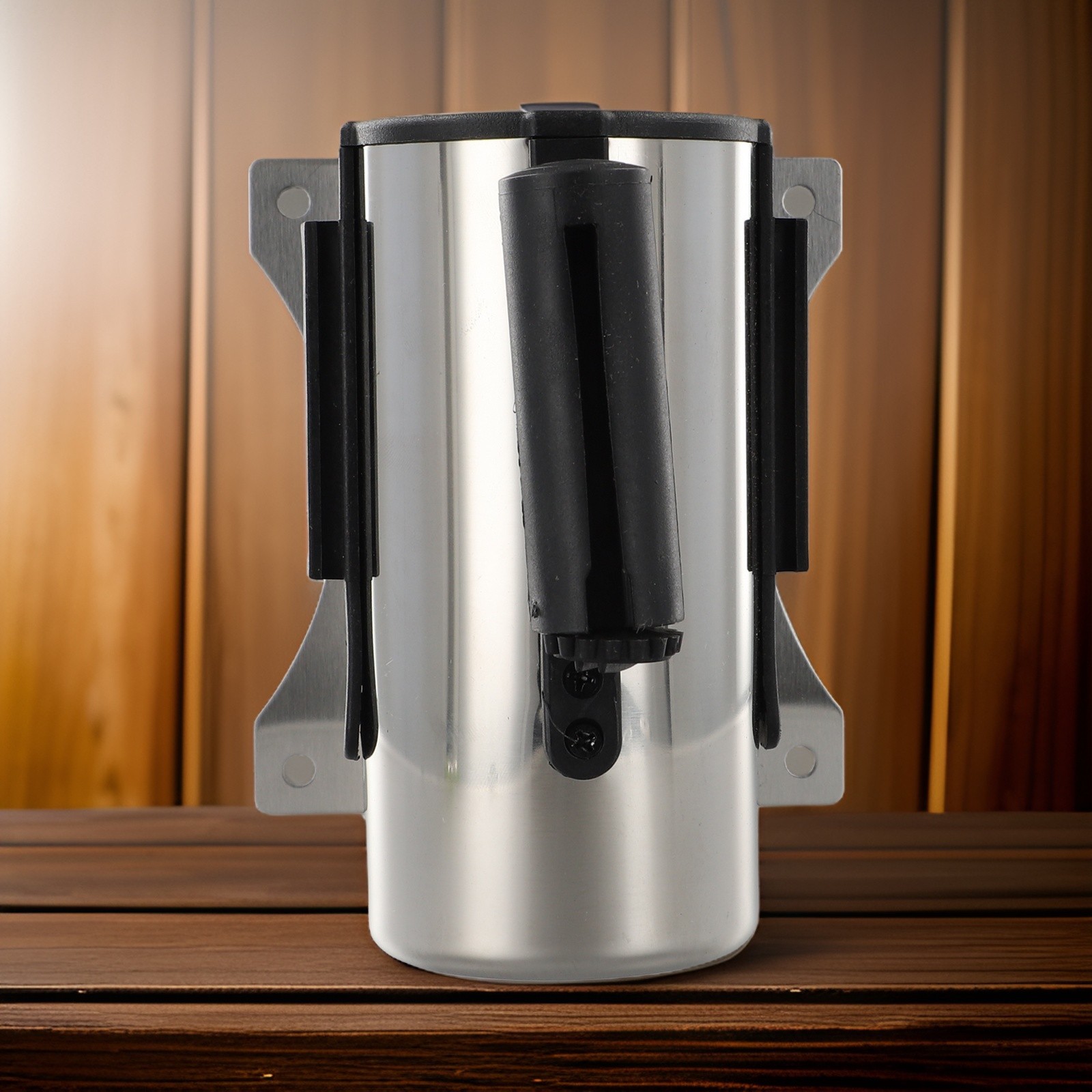 Crowd Control Stanchion with Retractable Tape and Stainless Steel Construction