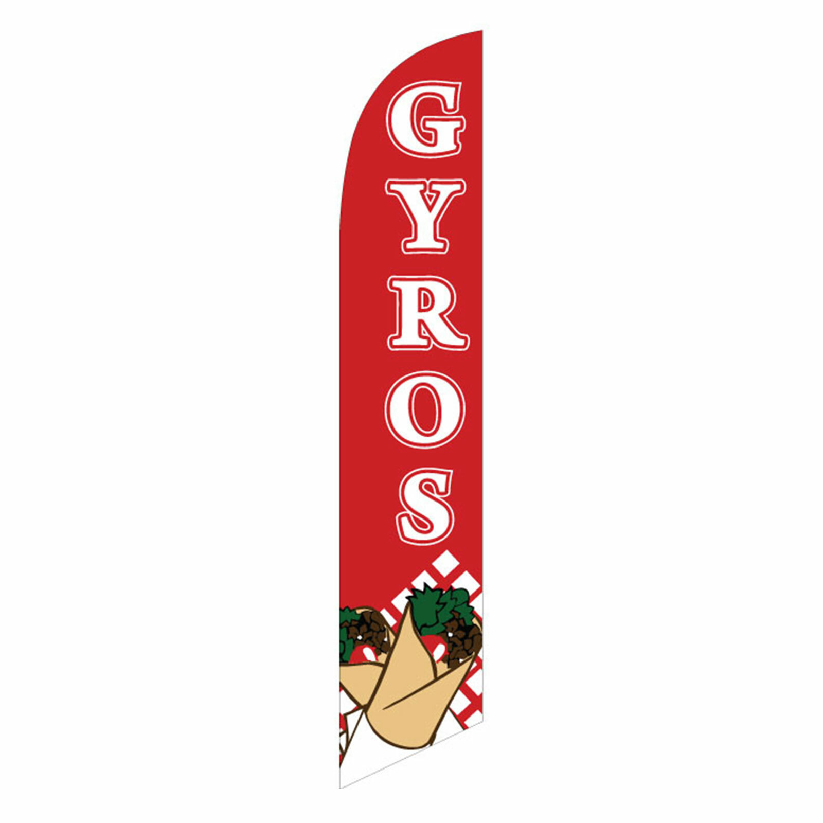 Gyros Flag Flutter Feather Banner Swooper Windless Bundle Kit
