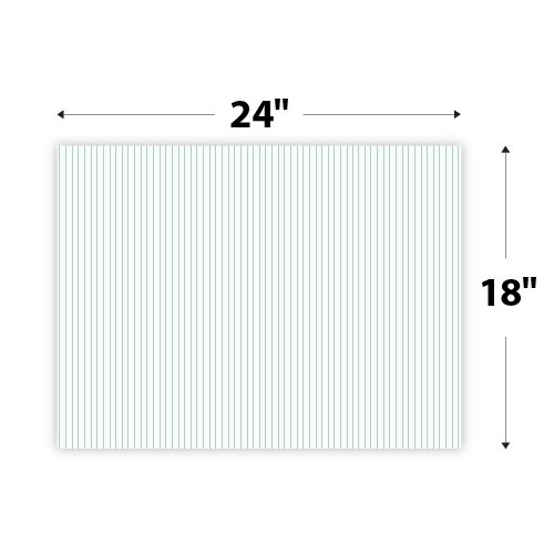 10 Pack Blank Signs 18″ x 24″ x 4 mm corrugated plastic, bundles of 10 pieces