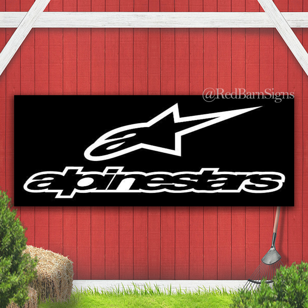 Alpinestars Moto GP Motorcycle Bikes Racing Banner Sign