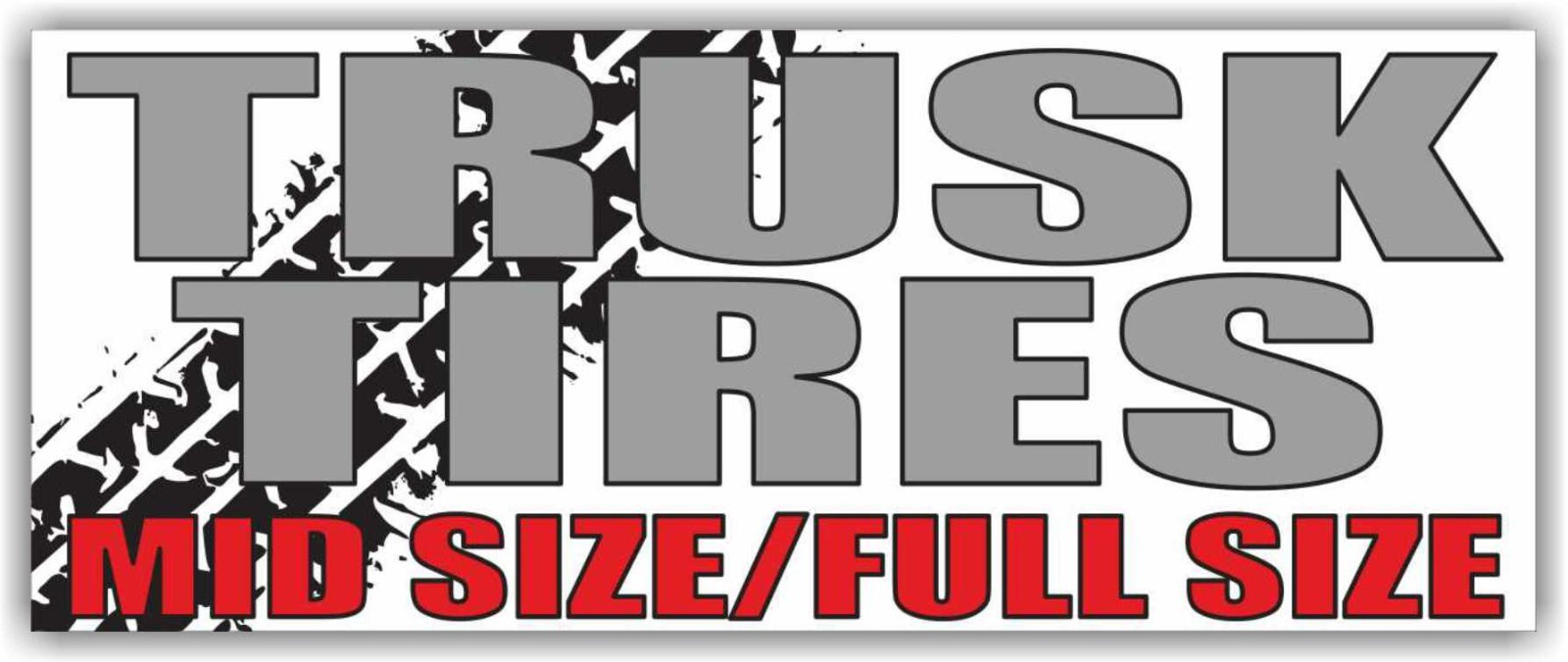 TRUCK TIRES Advertising Banner Vinyl Sign repair auto service shop wheel garage
