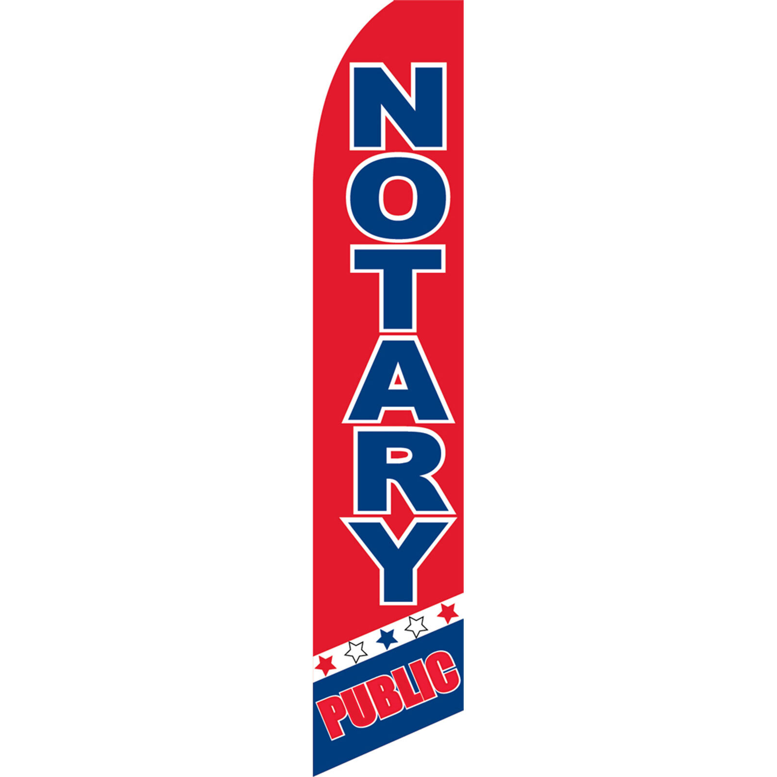 Notary Public 2 1/2 ft X 11 1/2 ft Swooper Flag