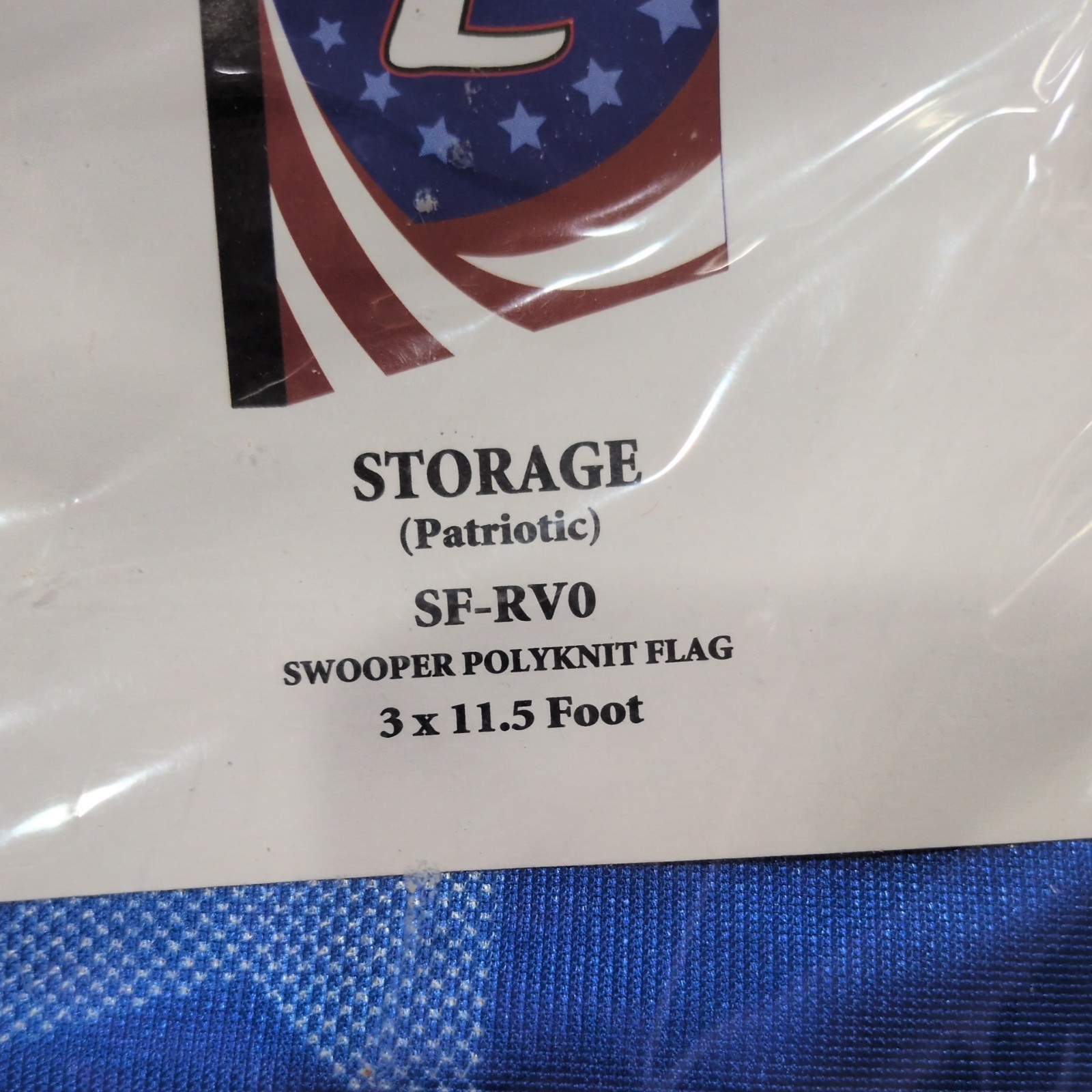STORAGE Advertising Sign Swooper Feather Flutter Banner Flag Only