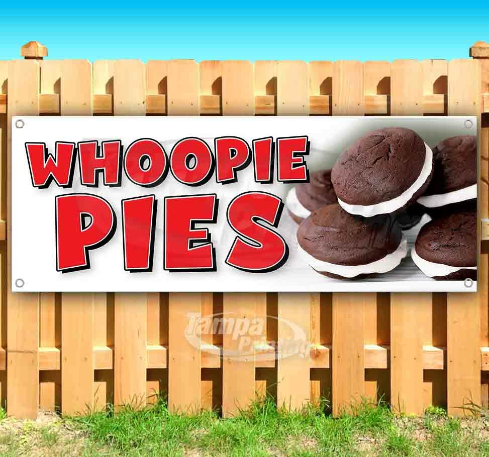 WHOOPIE PIES Advertising Vinyl Banner Flag Sign CARNIVAL FAIR FOOD