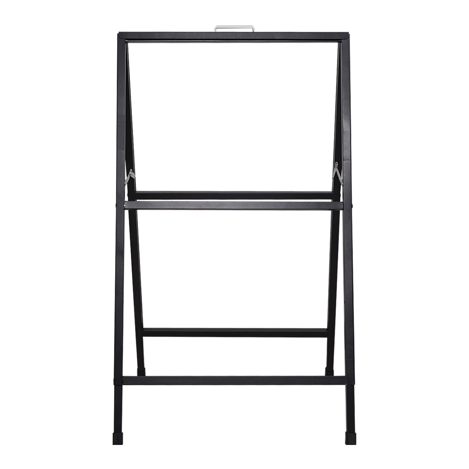 A-Frame Portable Folding Curb Sign Stand, 36 x 24 Slide in, Black (Pack of 1)
