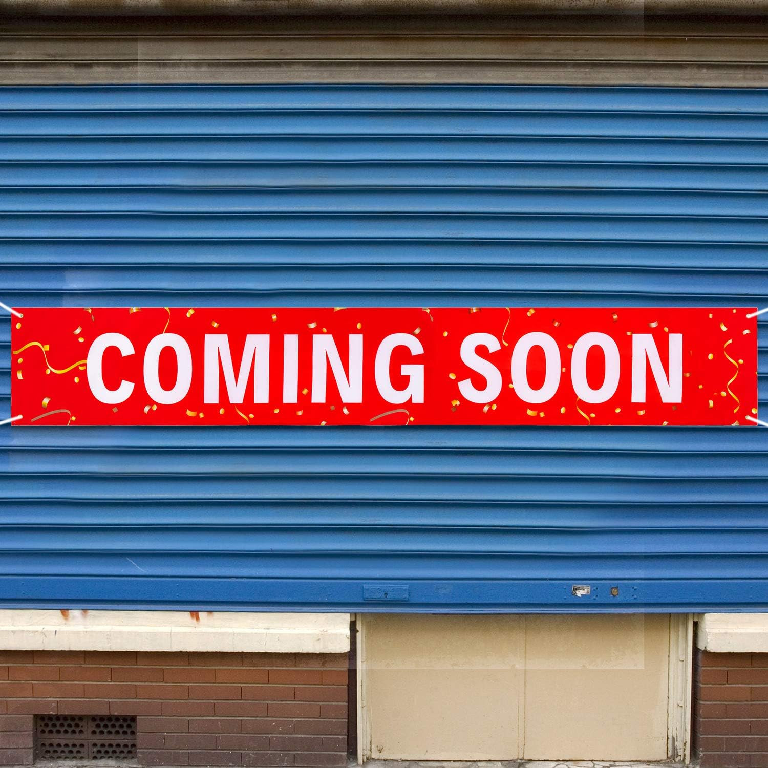 Large Coming Soon Sign Banner Outdoor Indoor Signs Polyester Oxford Cloth Coming