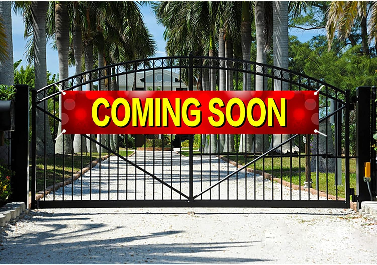 Coming Soon Banner, Coming Soon Large Sign,Outdoor Indoor Store Signs, Shop, Sto