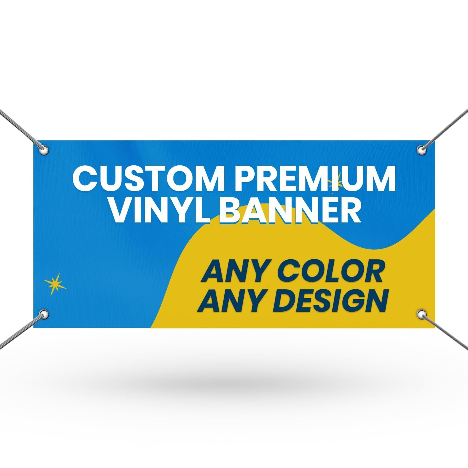 StickerJet Custom Personalized Vinyl Banner for Business – Add Your Text & Logo