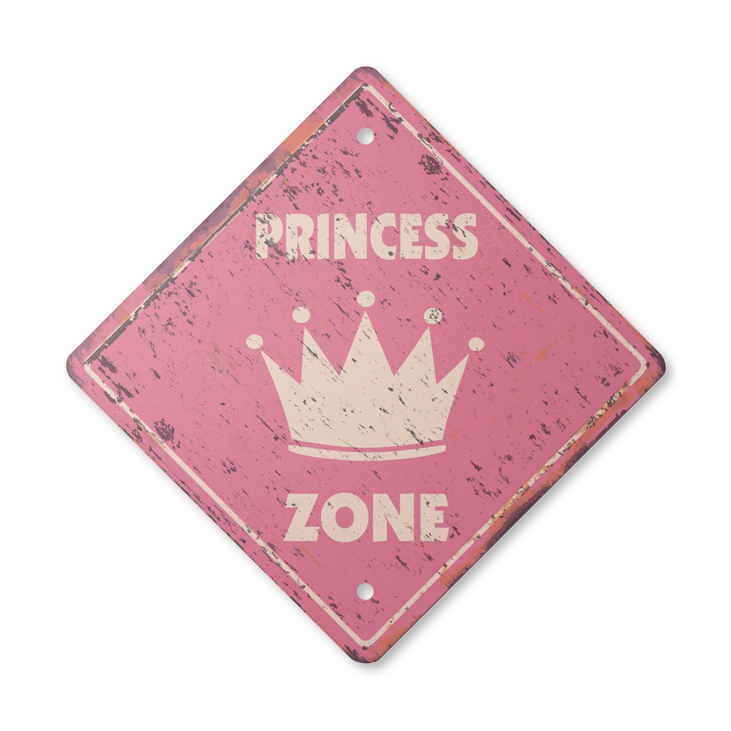 Princess Vintage Crossing Sign Xing Plastic Rustic child crown kid daughter wife