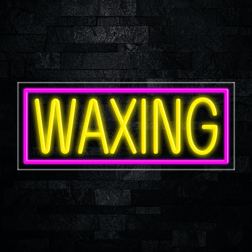 Waxing LED Neon Sign 30″L x 12″H #30145