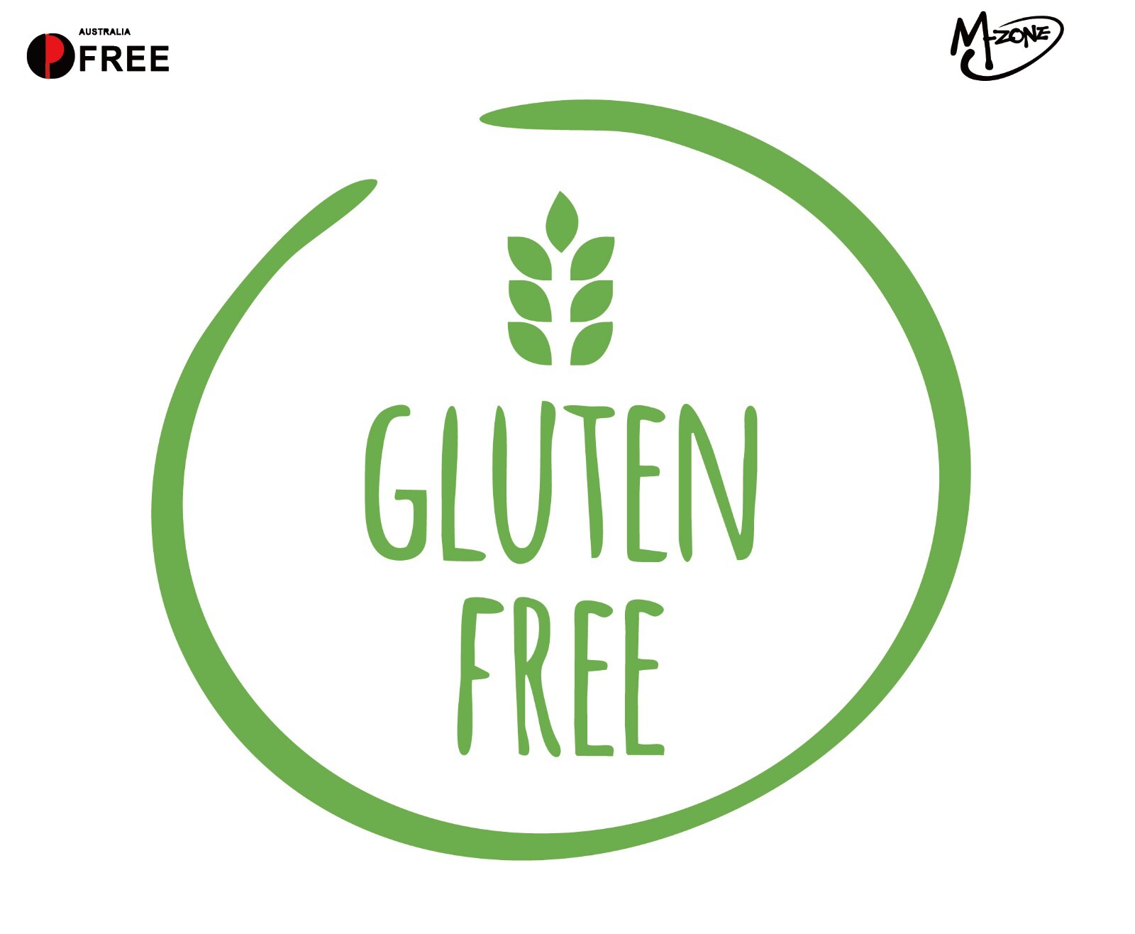 Gluten Free Label Sticker Decal -Reflective/Metallic Color Sign Decals Best Gift