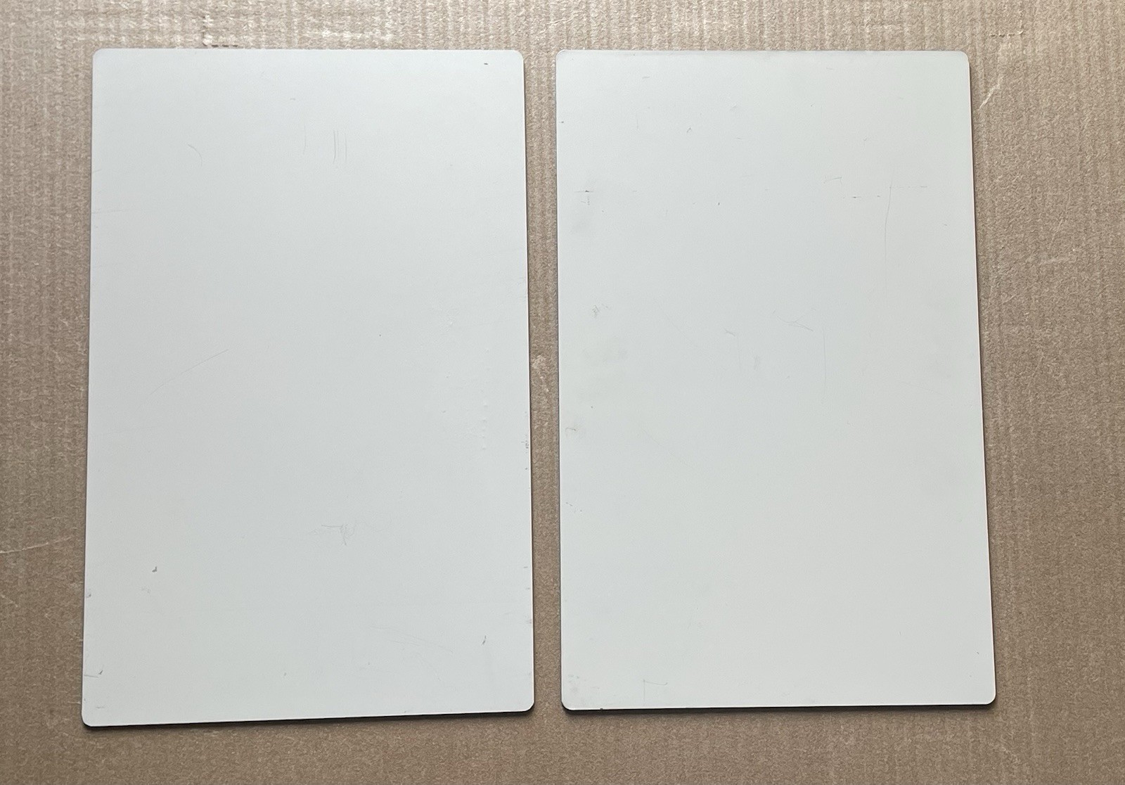 Heavy Duty NOTICE VIDEO Signs 10x 15.5 Aluminum Wedged Fiberglass 2 Pc Lot
