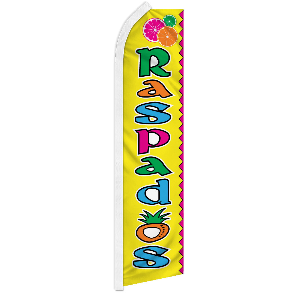 Raspados Advertising Swooper Feather Flag Concessions Food