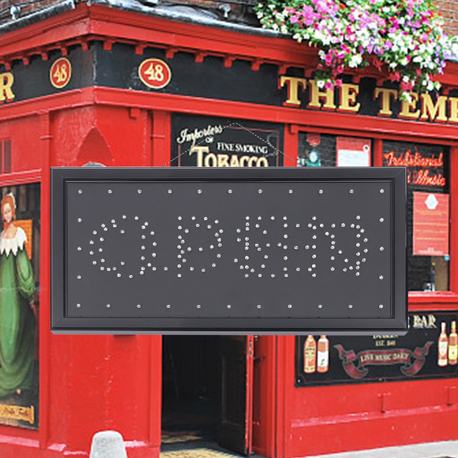 LED Sign Light Open/Closed Store Shop Business Sign Display Shop Bar Neon Lamp