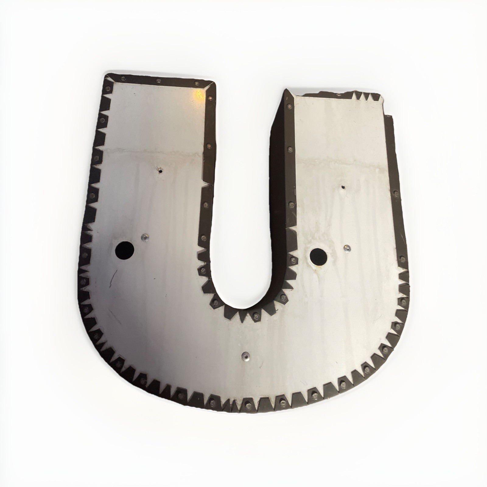 Commercial Marquee Letter Orange P Sign 16 Inch Possible To Light Lights Not In
