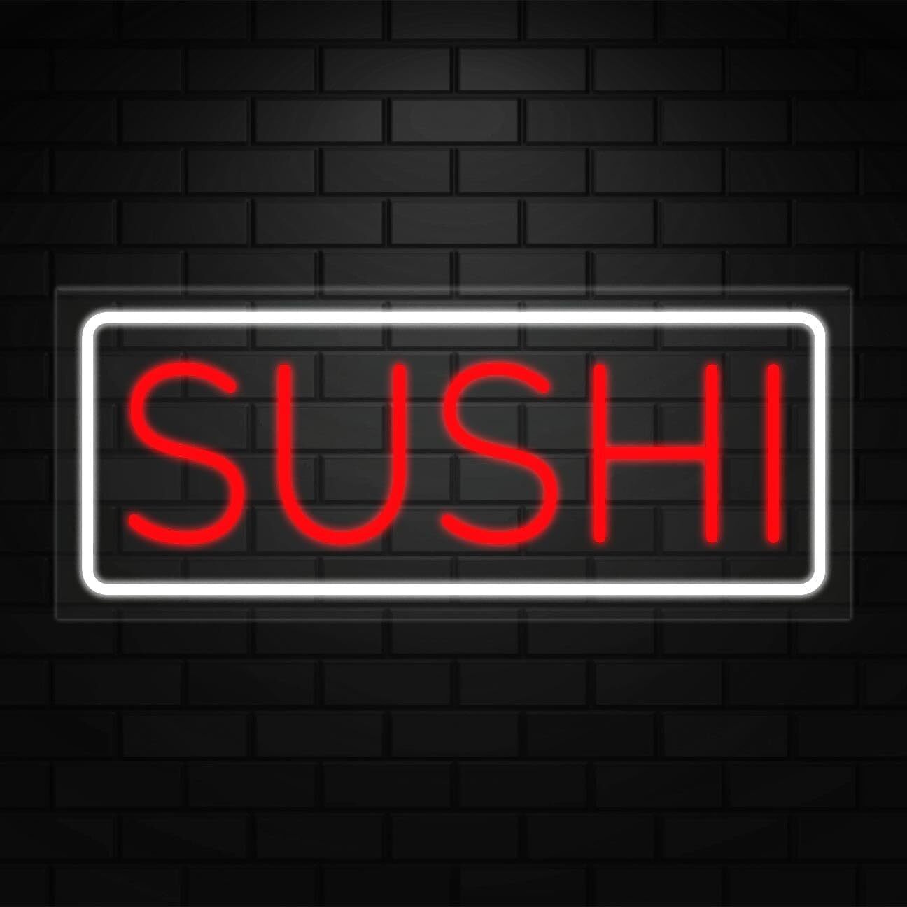 Sushi Neon Sign for Retail Displays | LED Flex Neon | 24″W x 10″H x 1″D