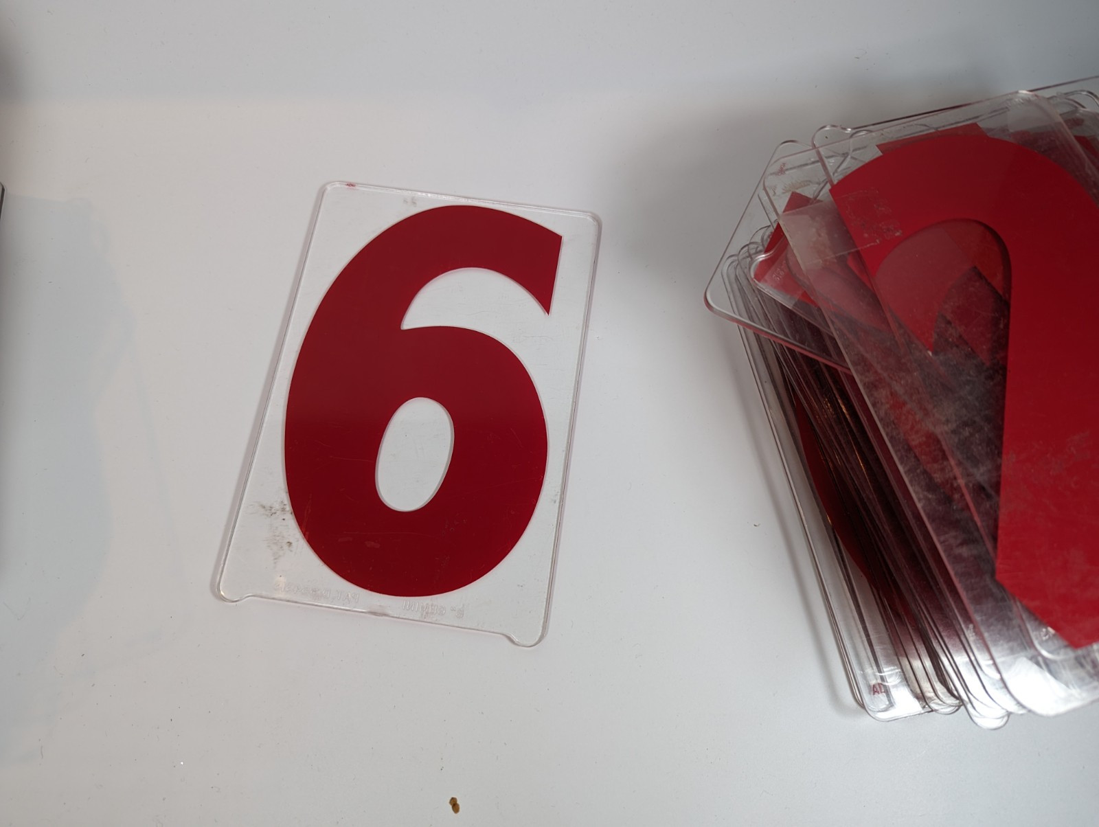 Lot 6″ Acrylic Sign Marquee Changeable Letters 11 Pounds of Letters