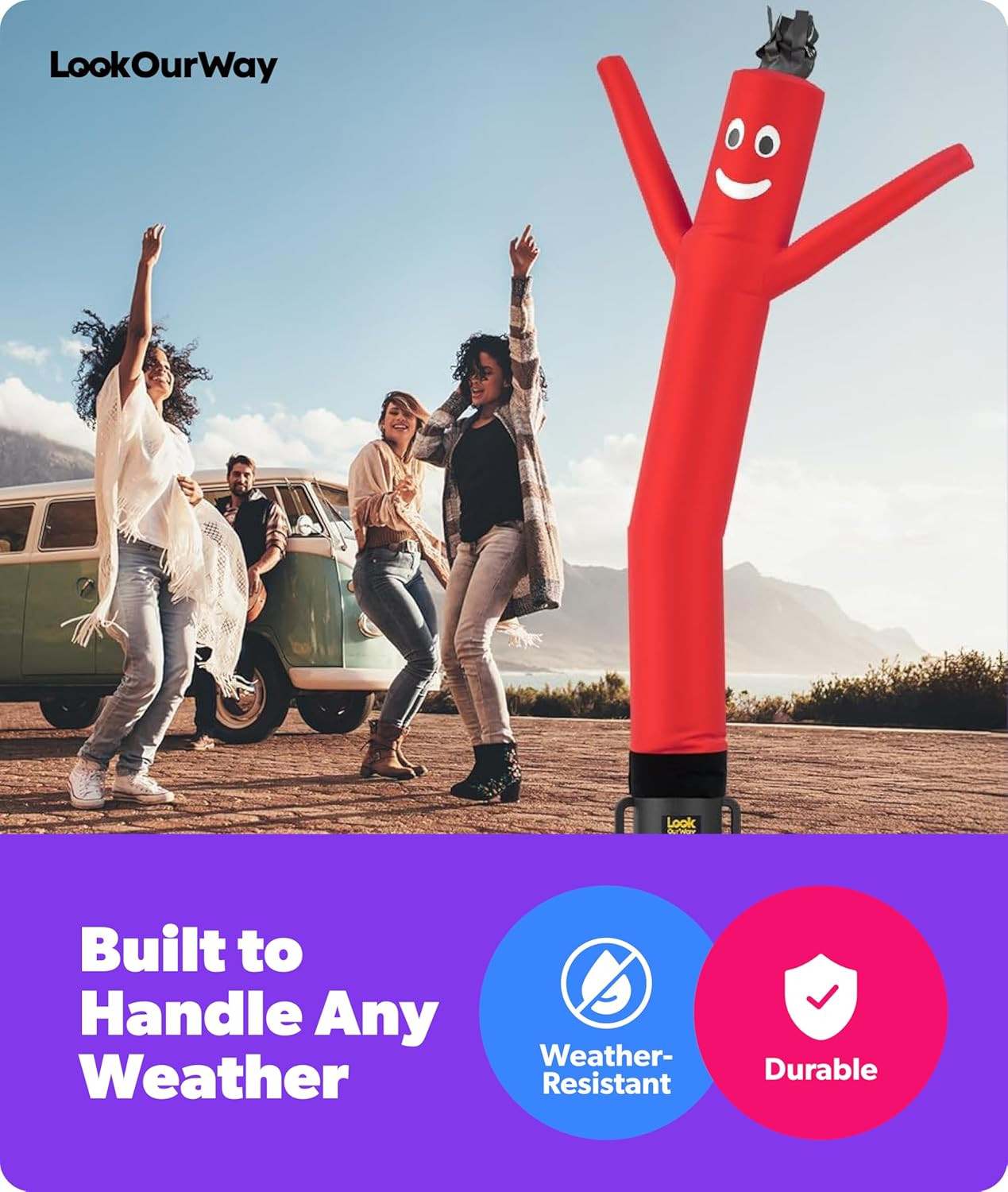 Air Dancers Wacky Waving Inflatable Tube Guy – 7Ft Tall Inflatable Advertising W