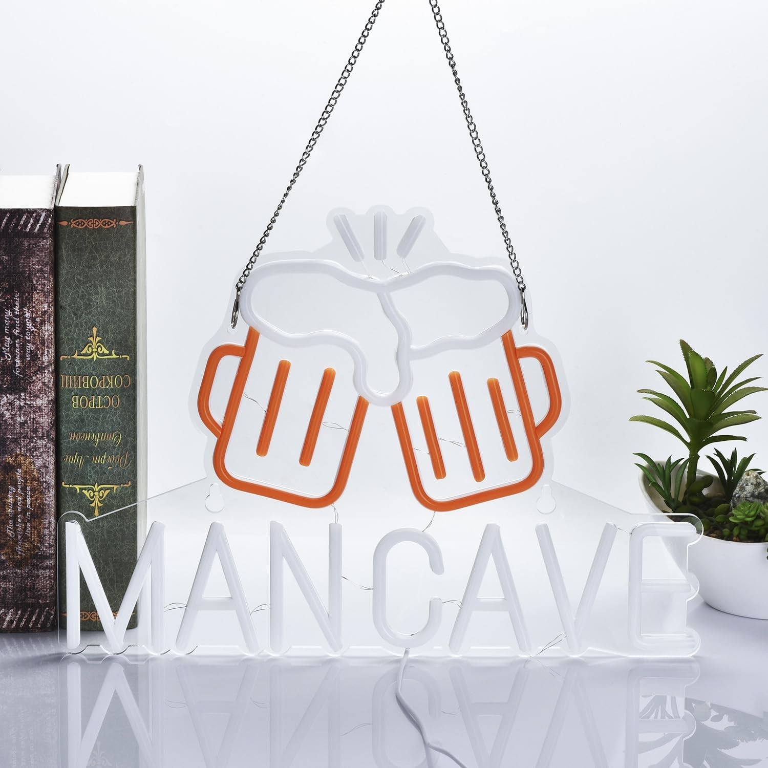 Beer Neon Signs for Wall Decor, Man Cave and Beer LED Neon light,Dimmable USB…