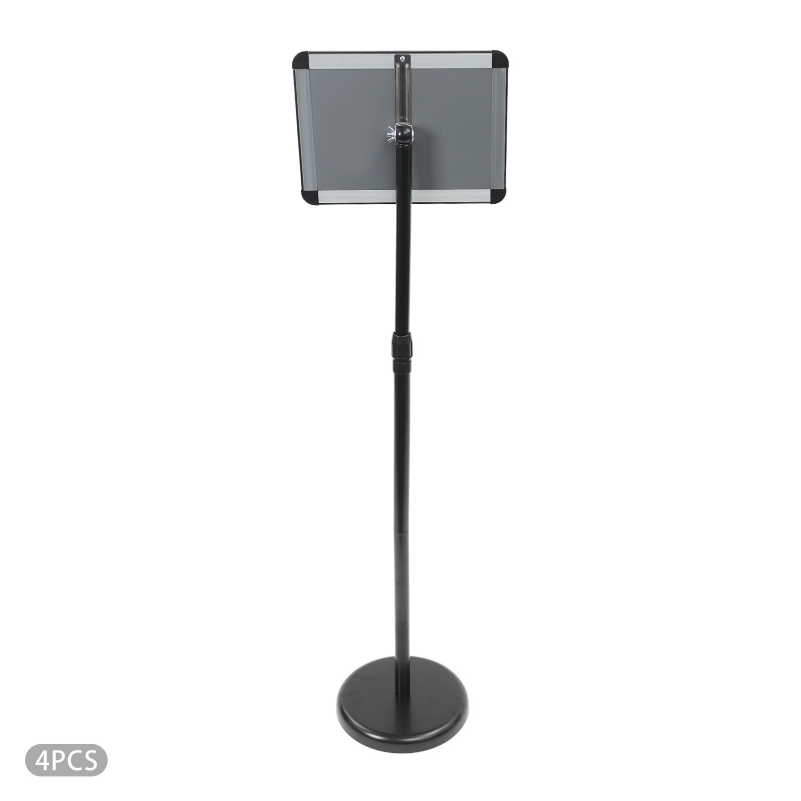4 Packs Sign Stands Adjustable Floor Standing Sign Holder Pedestal Poster Stand