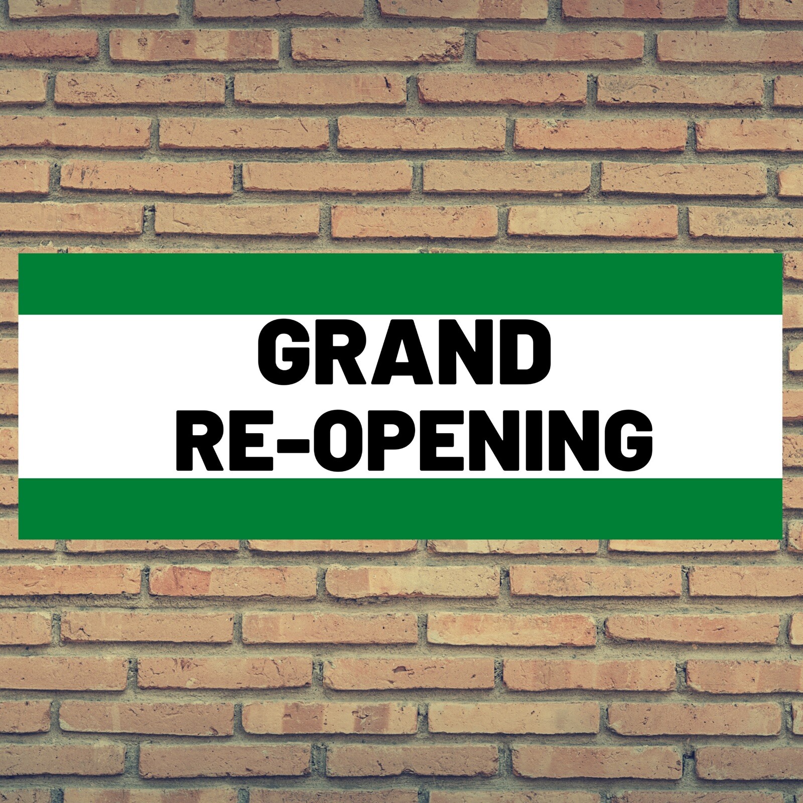 GRAND REOPENING Advertising Vinyl Banner Flag Sign Many Sizes Available USA