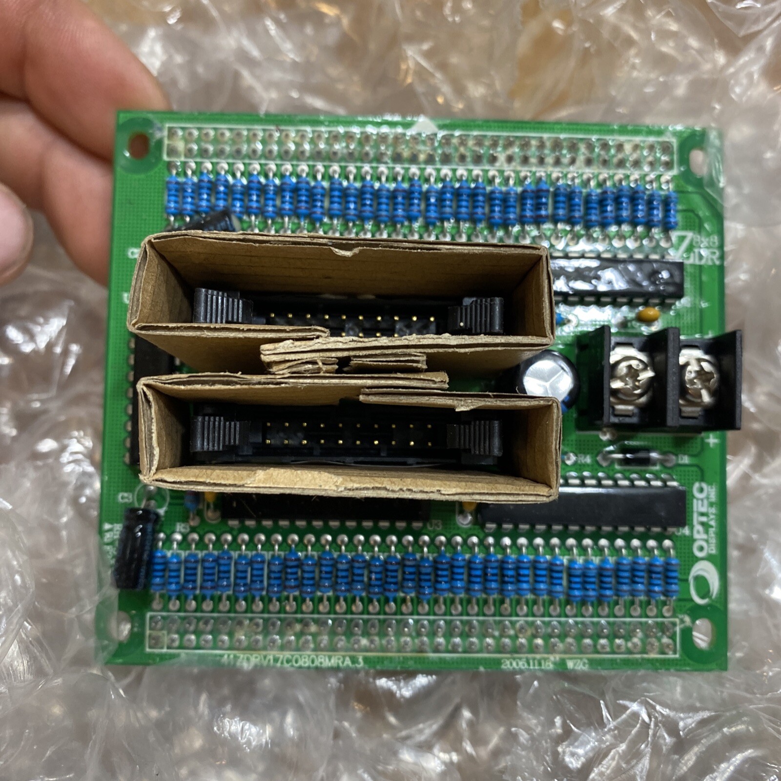 Optec Sign Driver 41zdrv17c0808mra.3 Input Output Control Board Zdr 8×8 Display
