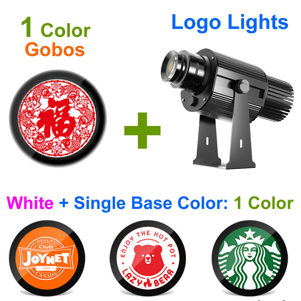 60W LED GOBO Projector IP65 Indoor Outdoor Custom Logo for Advertising AD Sign