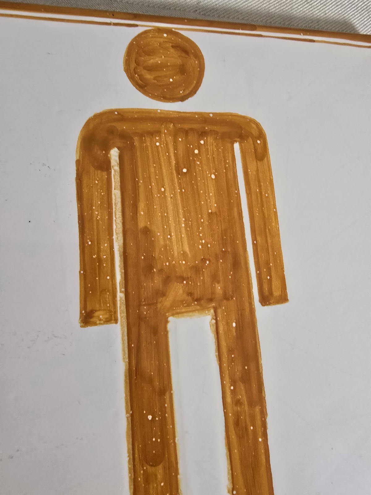 Men Women Bathroom Sign 8″ x 8″ Tile Restroom Made in Italy Clay Galzed Tile