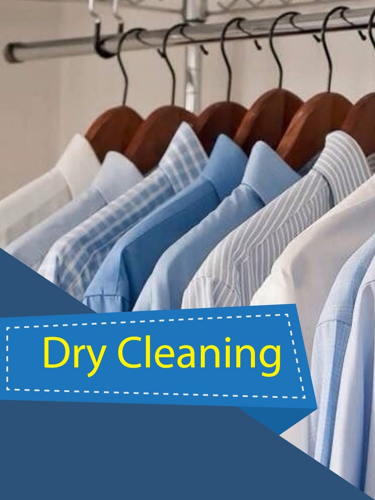 Dry Cleaning | Retail Window Display Sign | 18″W x 24″H