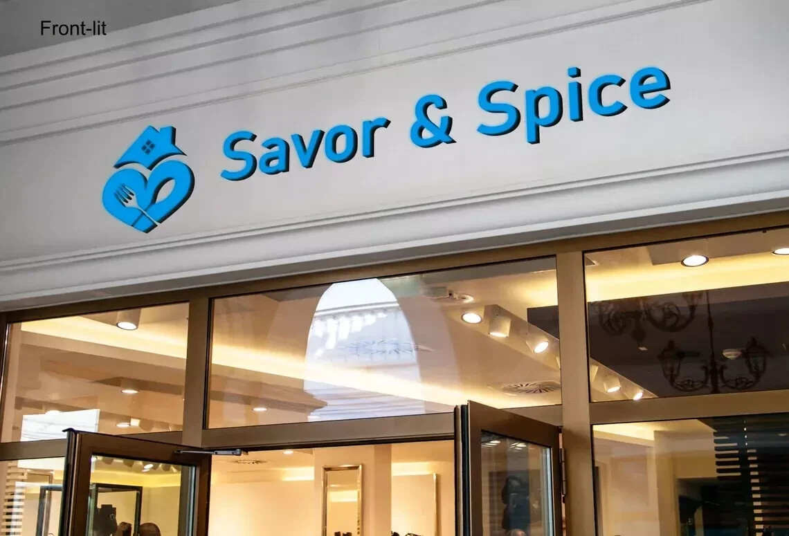 Custom 3D Channel Letters LED Frontlit/Backlit/Fulllit/Sidelit/Non-illuminated