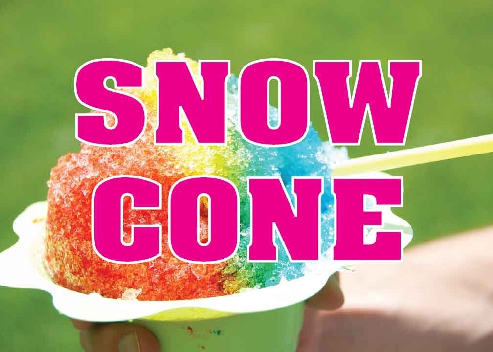 Snow Cone 14″X10″ Store Retail Food Counter/Wall Sign