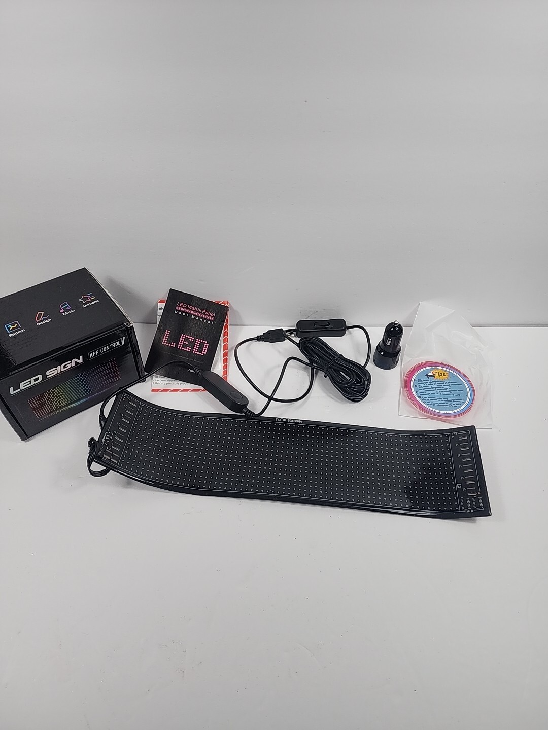Rayhome Scrolling Flexible USB 5V LED Store Sign Car