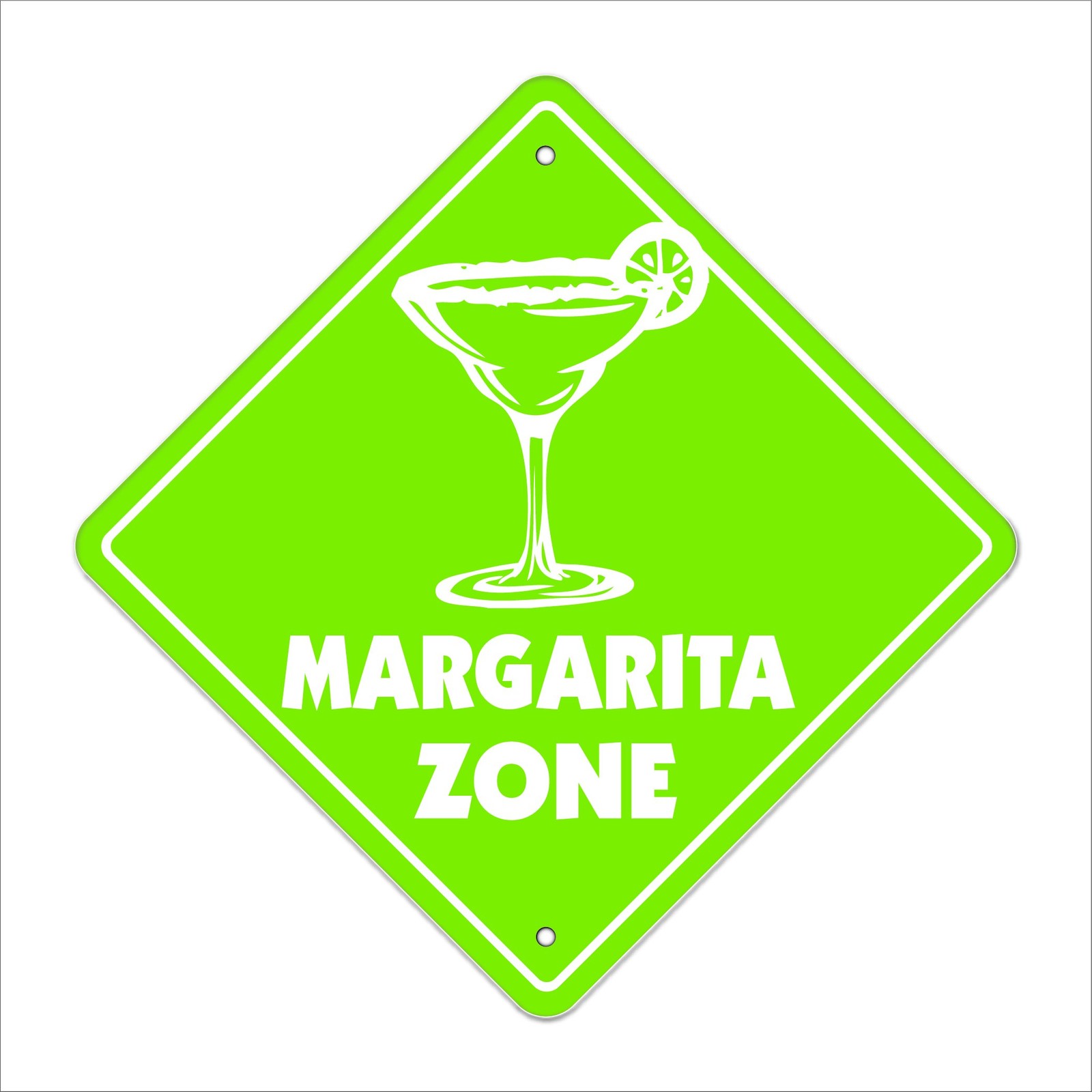 Signmission Margarita Crossing Sign Zone 20 Tall Cocktails Bar Drinks Dacquiri