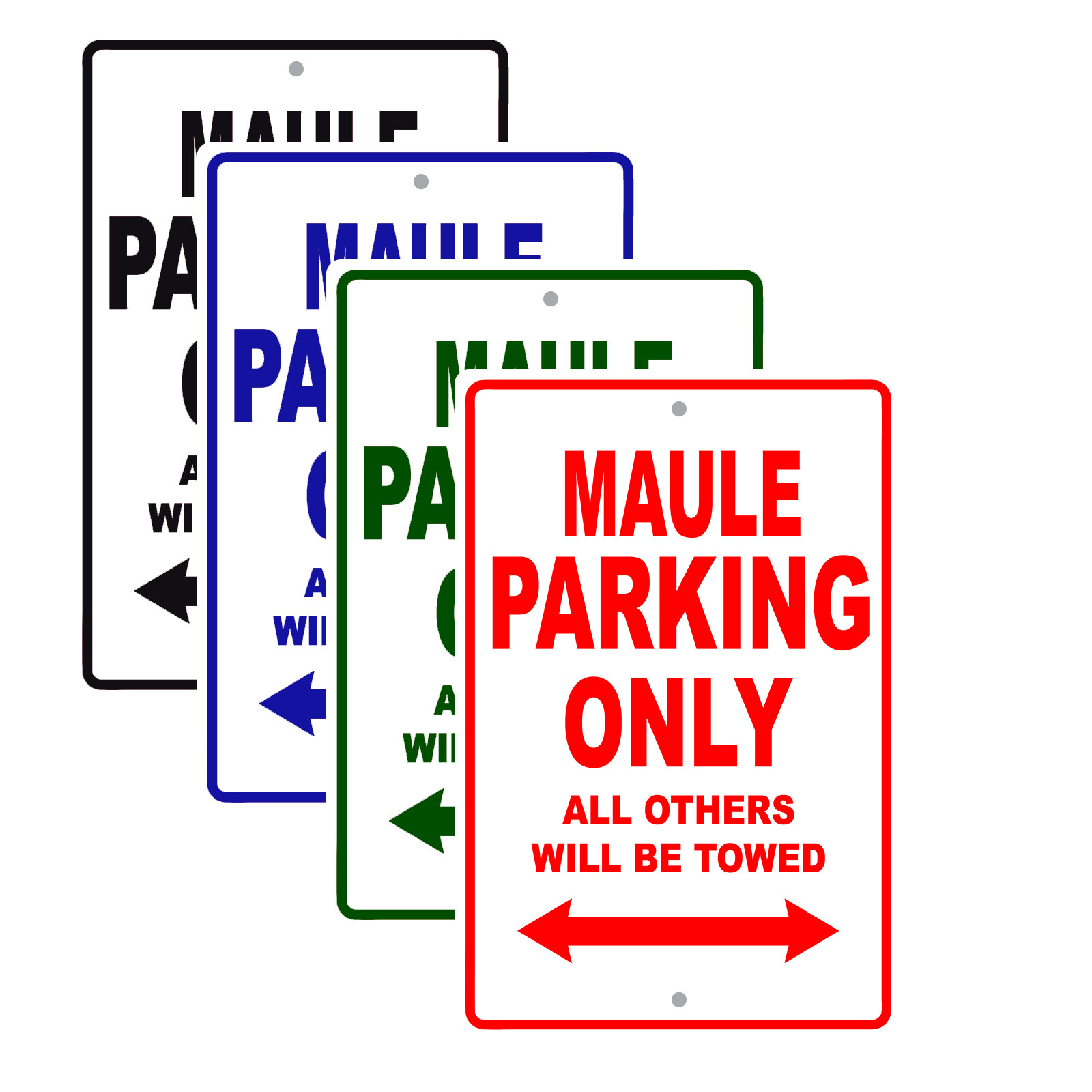 Maule Parking Only Jet Aircraft Reserved Parking Notice Aluminum Metal Tin Sign