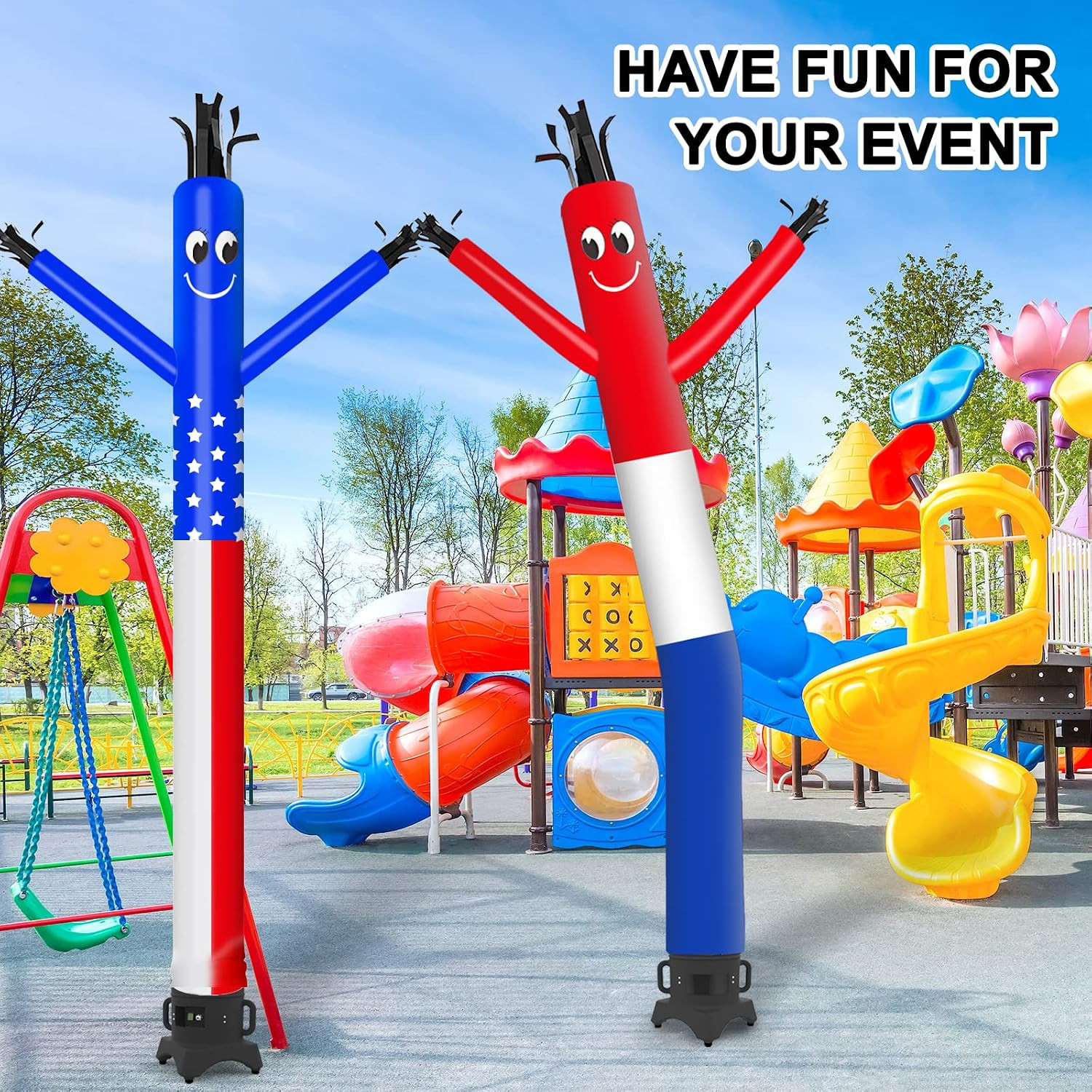 10Ft Inflatable Dancer Waving Tube Man Puppet for Store Sign (Us-Flag)