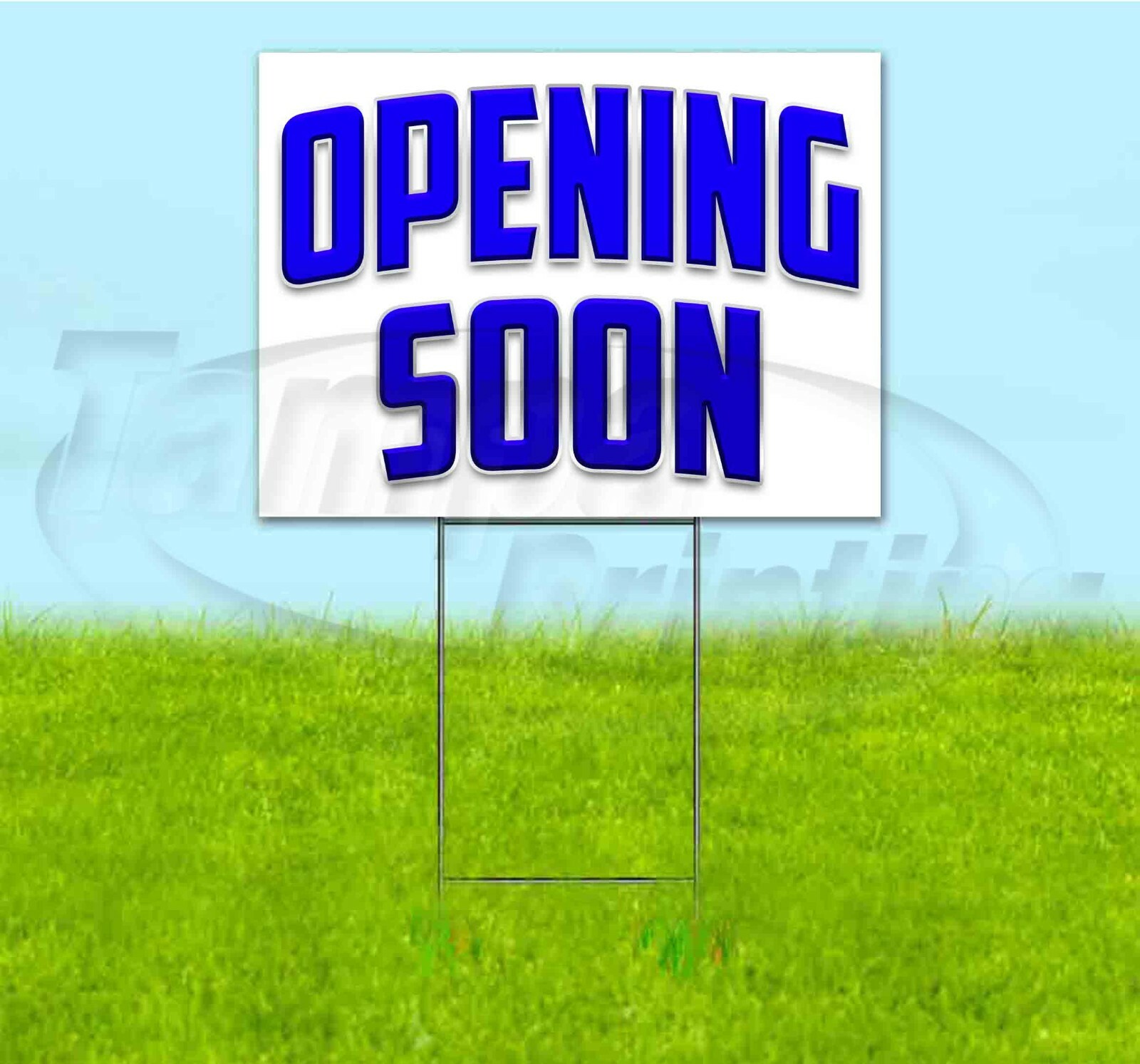 OPENING SOON 18×24 Yard Sign WITH STAKE Corrugated Bandit USA BUSINESS