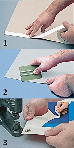 AJ Sign World (1-Pack 1″ Heavy Duty Banner Hem Double Sided Permanent Tape (1…