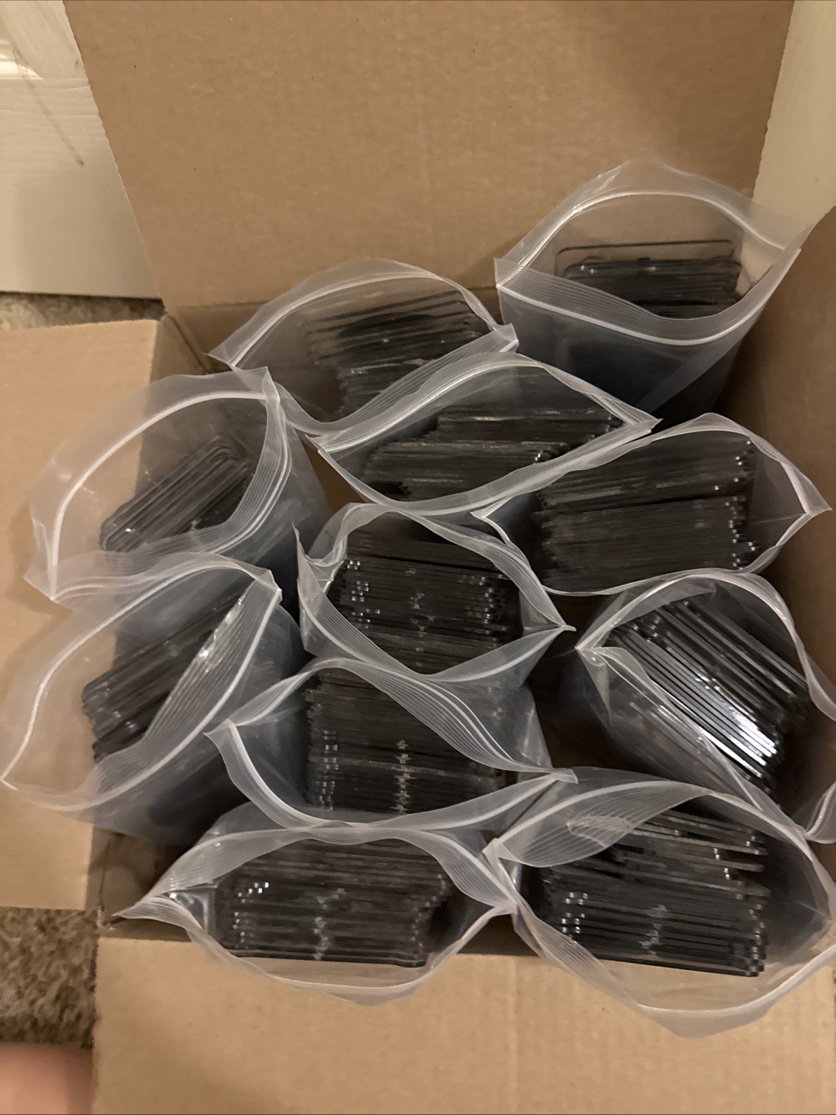 Lot of 270 Gemini Outdoor Clear Black Marquee Sign 6″ Letters Numbers Symbols